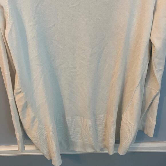 Madison Lilly White Open Front Cardigan size medium - Picture 10 of 14